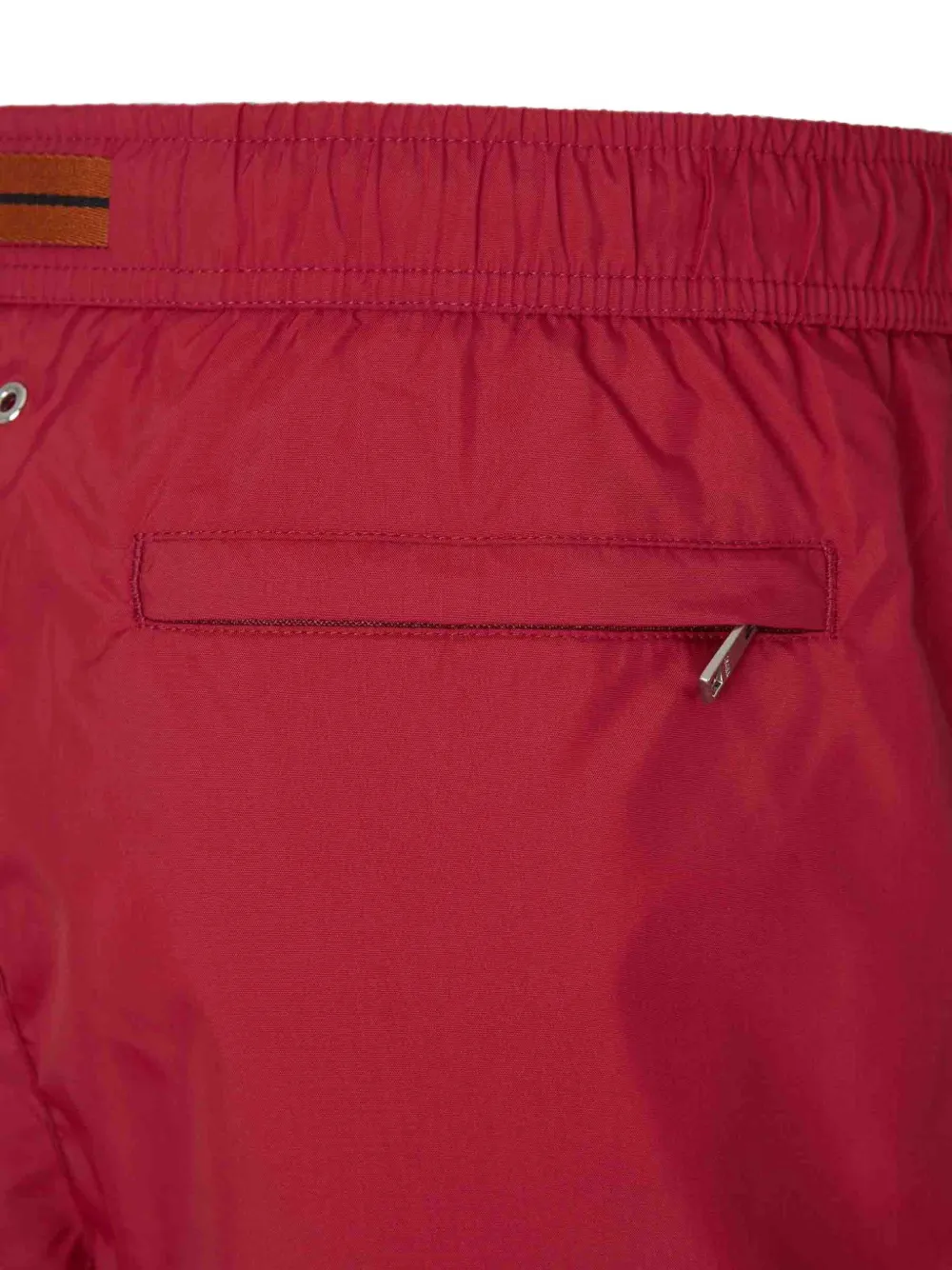 Zegna Zwembroek met elastische tailleband Rood
