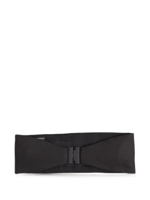 Kiton pleated silk-blend belt