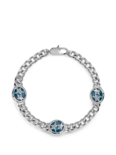 TWOJEYS engraved-logo bracelet