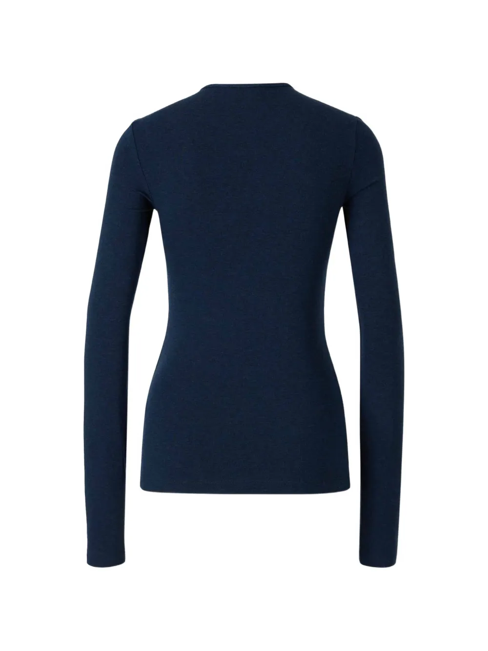 Off-White T-shirt met lange mouwen en logo-print Blauw