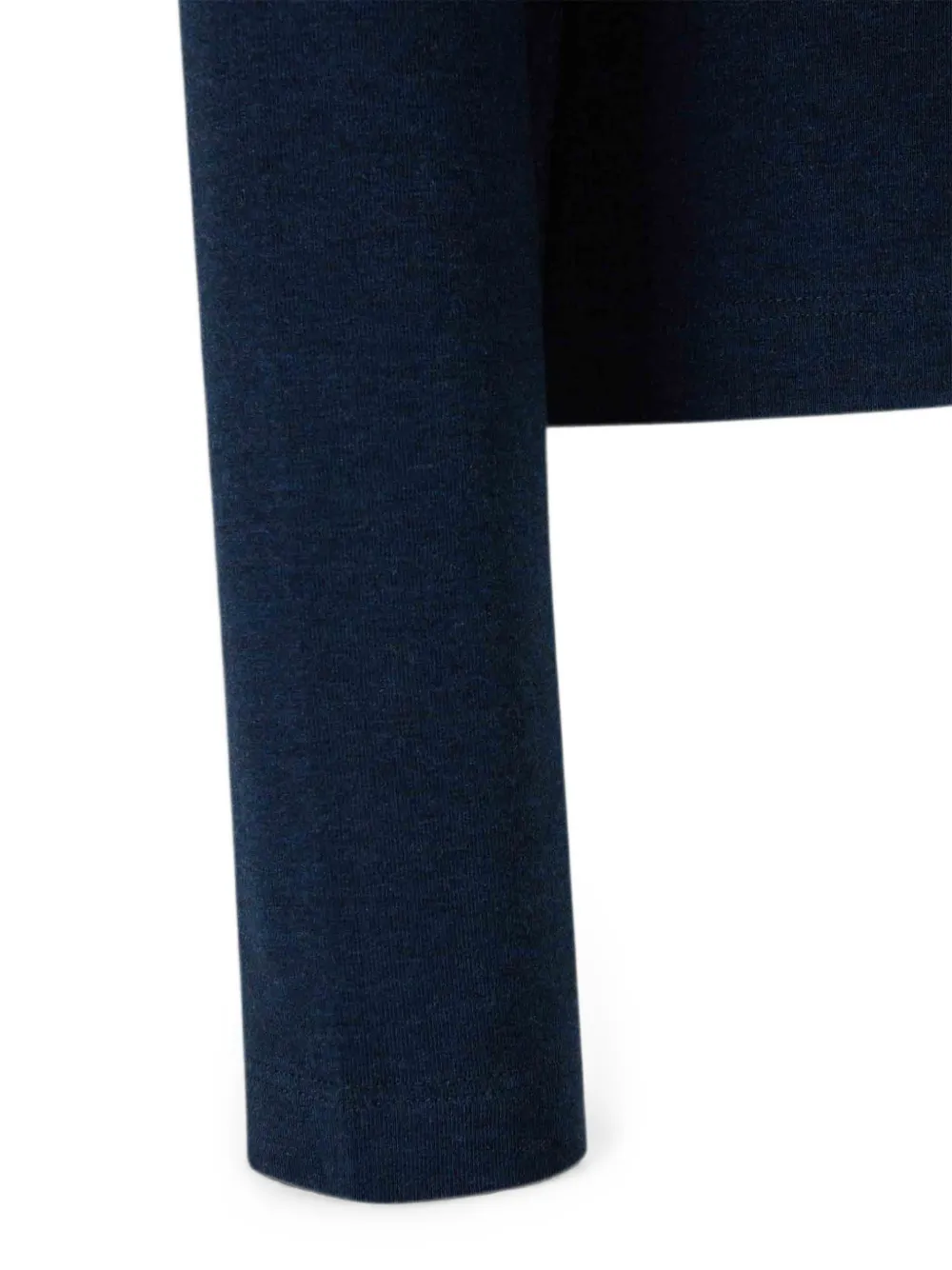 Off-White T-shirt met lange mouwen en logo-print Blauw