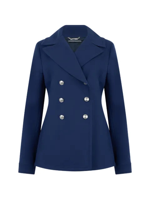 Alberta Ferretti double-breasted lapel-collar jacket