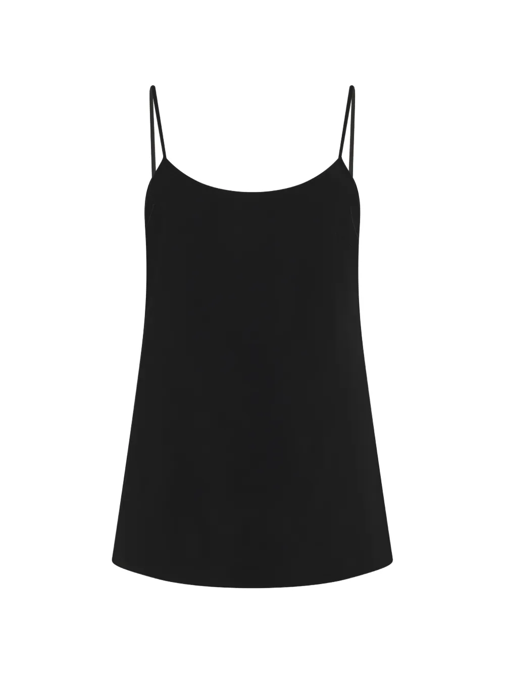Alberta Ferretti spaghetti-strap sleeveless top - Schwarz