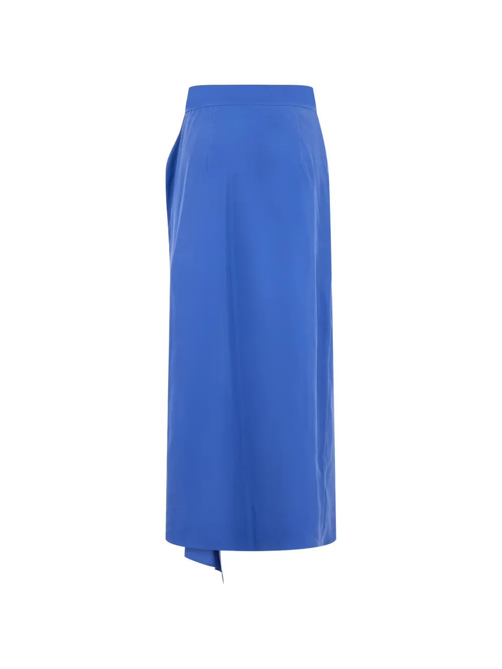 Alberta Ferretti Asymmetrische gedrapeerde maxi-rok Blauw