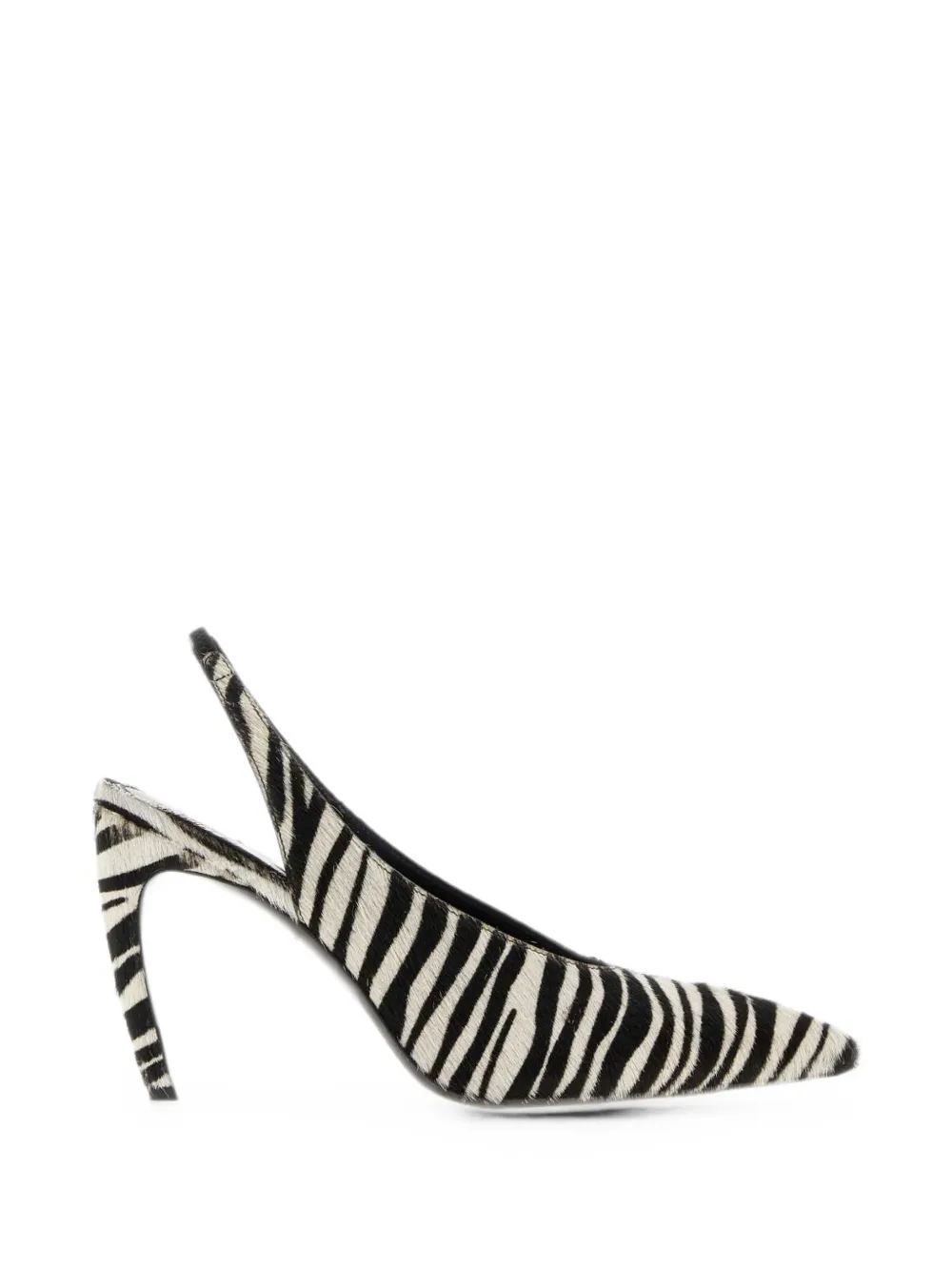 The Attico Viper animal-print pumps Wit