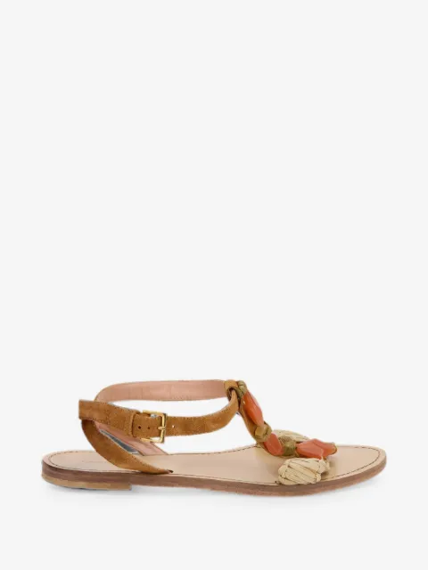 Alberta Ferretti embellished buckled sandals