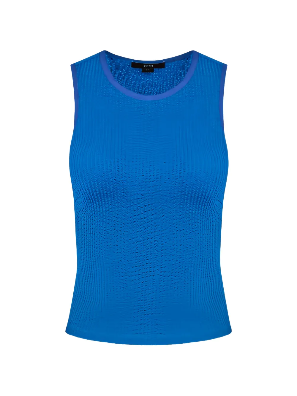 Smythe textured-knit racerback tank top - Blu