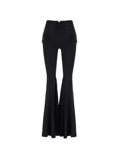 Maison Anami ruched flared trousers