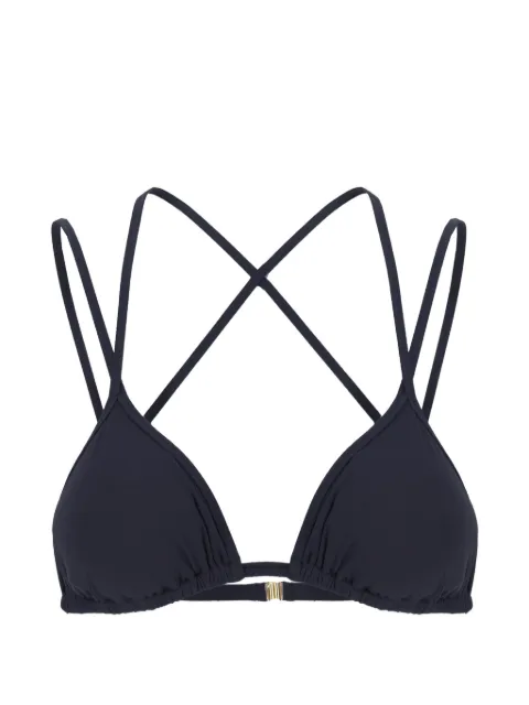 Maison Anami cross-strap triangle bikini top