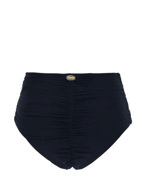 Maison Anami bikini bottom con diseño fruncido
