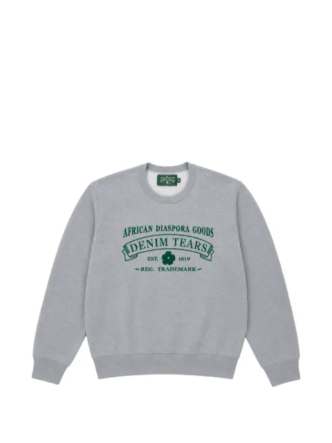 Denim Tears logo-print crew-neck sweatshirt