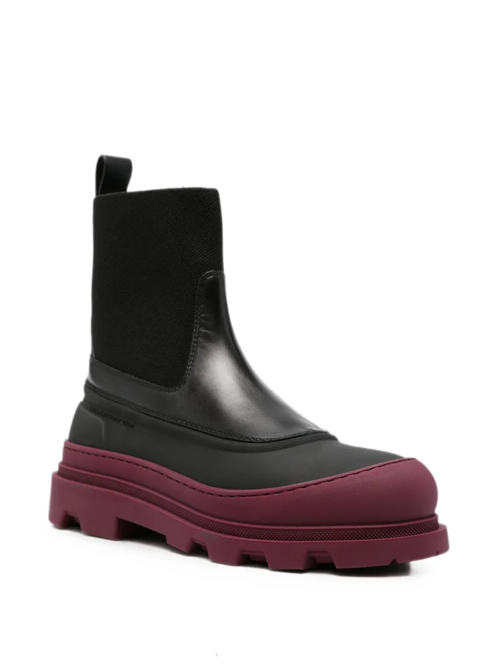 Moncler Vera leather ankle boots Zwart