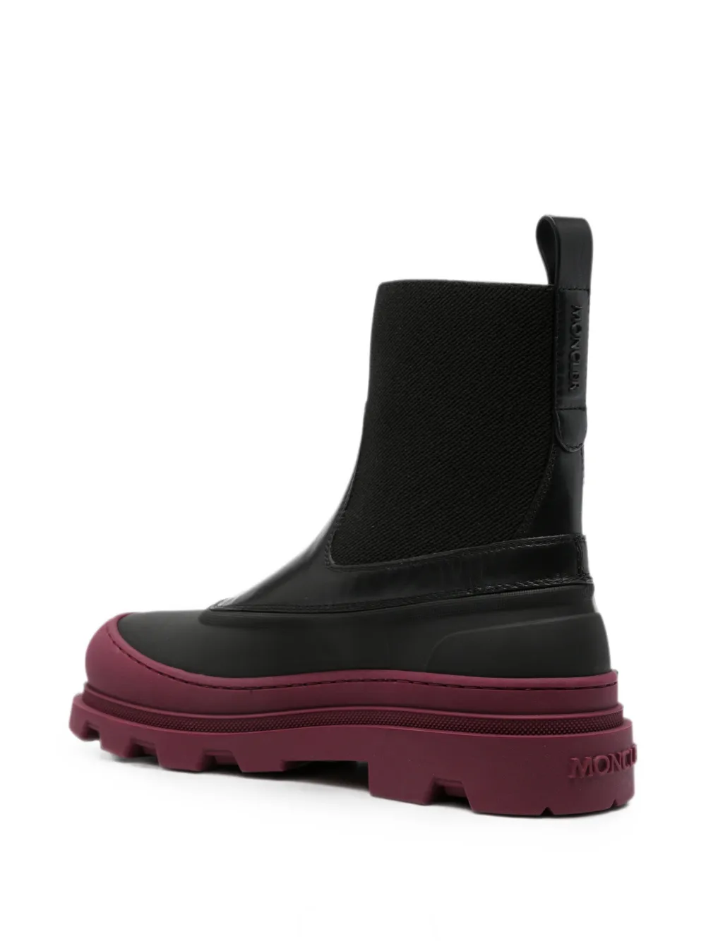 Moncler Vera leather ankle boots Zwart