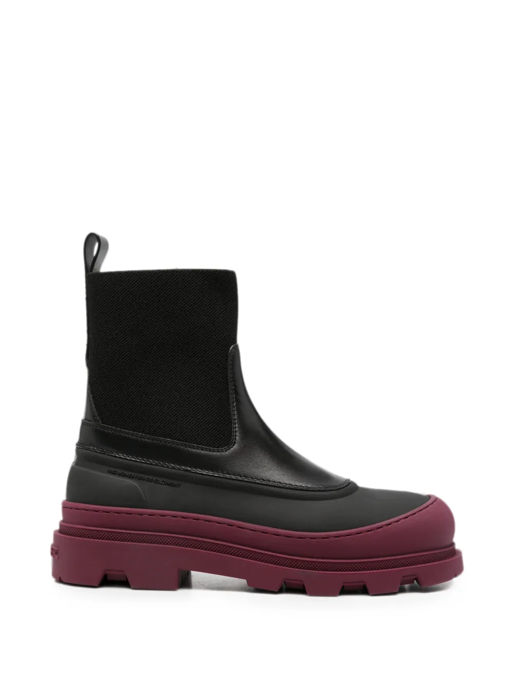 Moncler Vera leather ankle boots Zwart