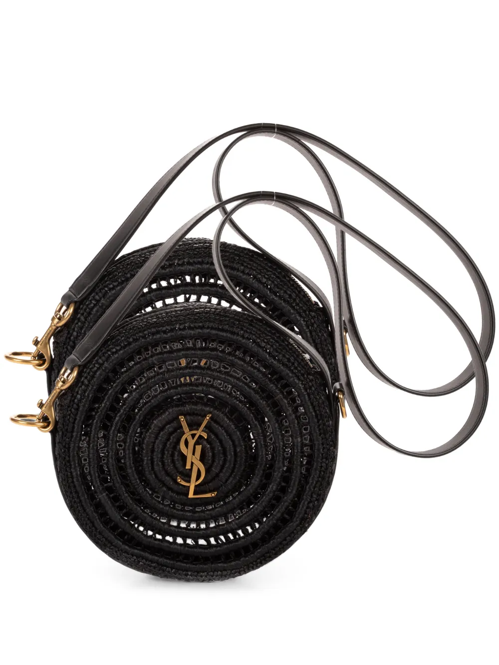 Saint Laurent Pre-Owned Loulou round crossbody bag - Nero