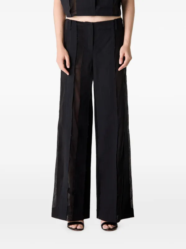Christopher Esber Ignis Spliced Trousers in Black