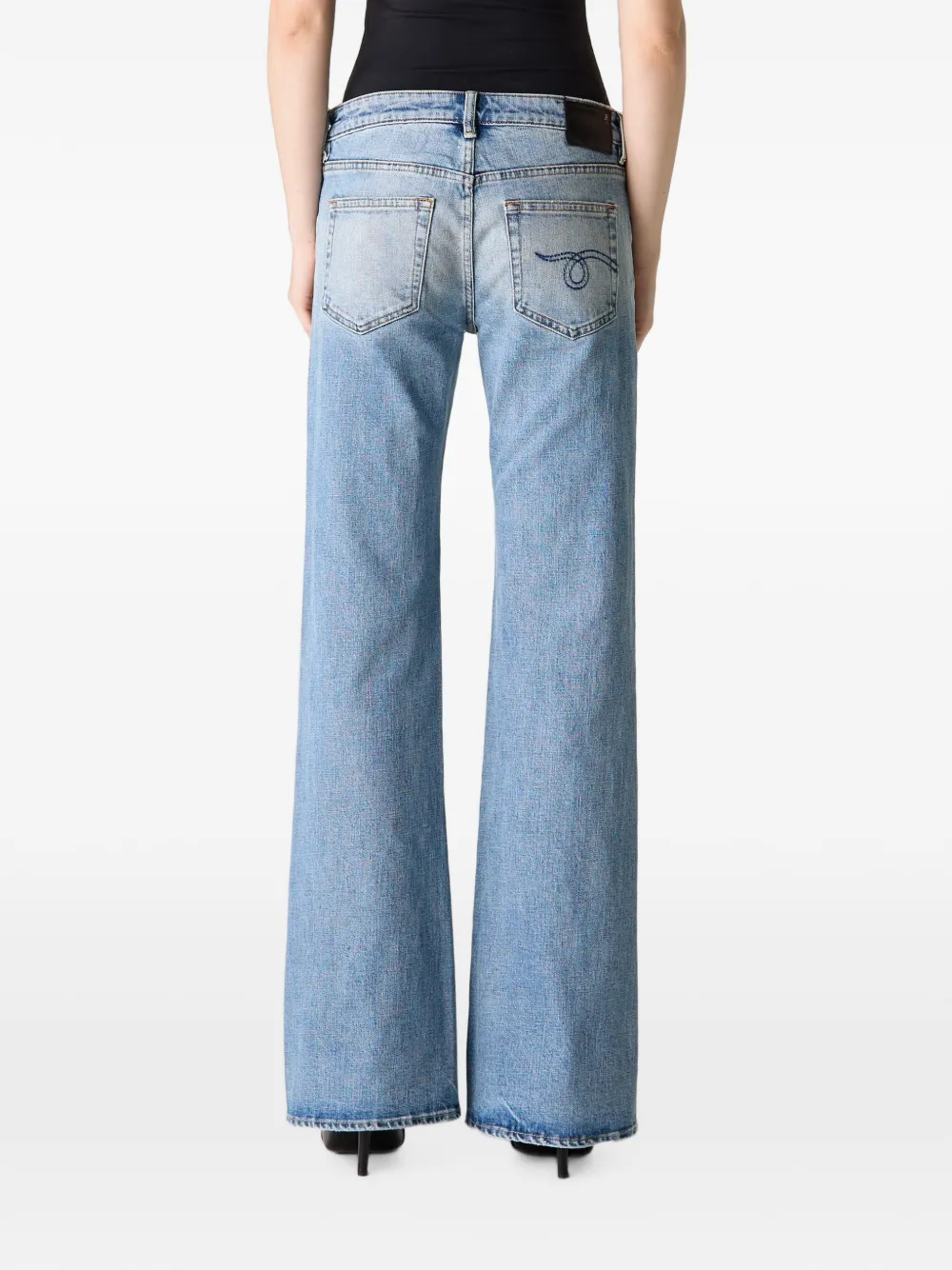 R13 Boy Flare jeans Blauw