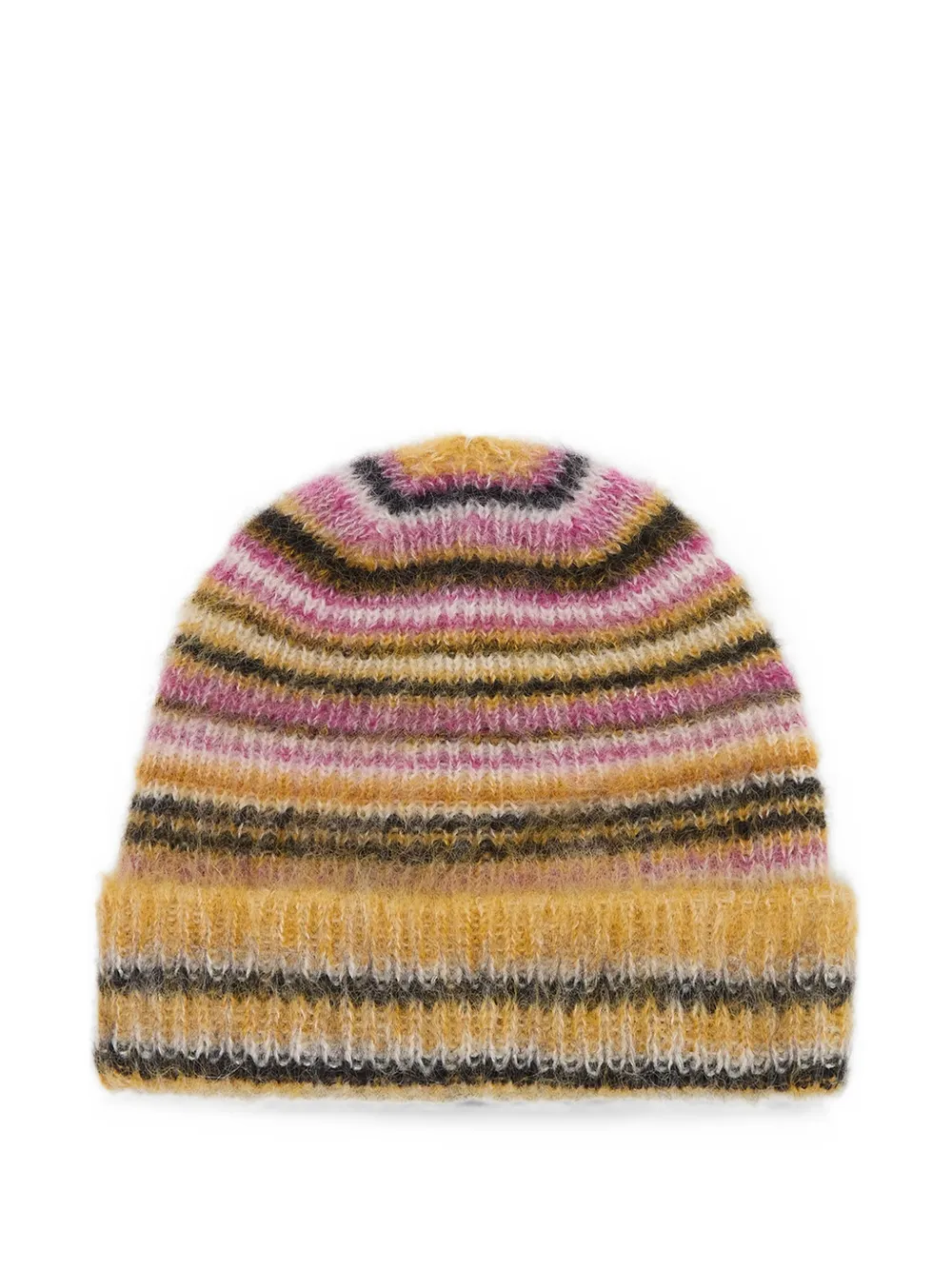 Isabel Marant Morenne Striped Beanie Hat In Multi