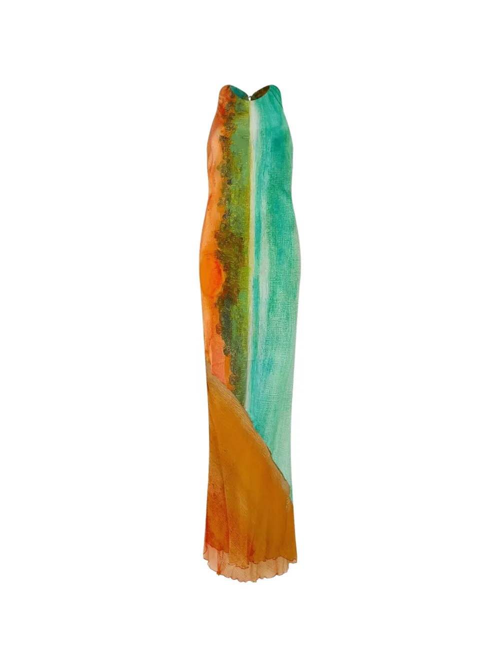 Donde Esteban Formentera maxi dress - Arancione