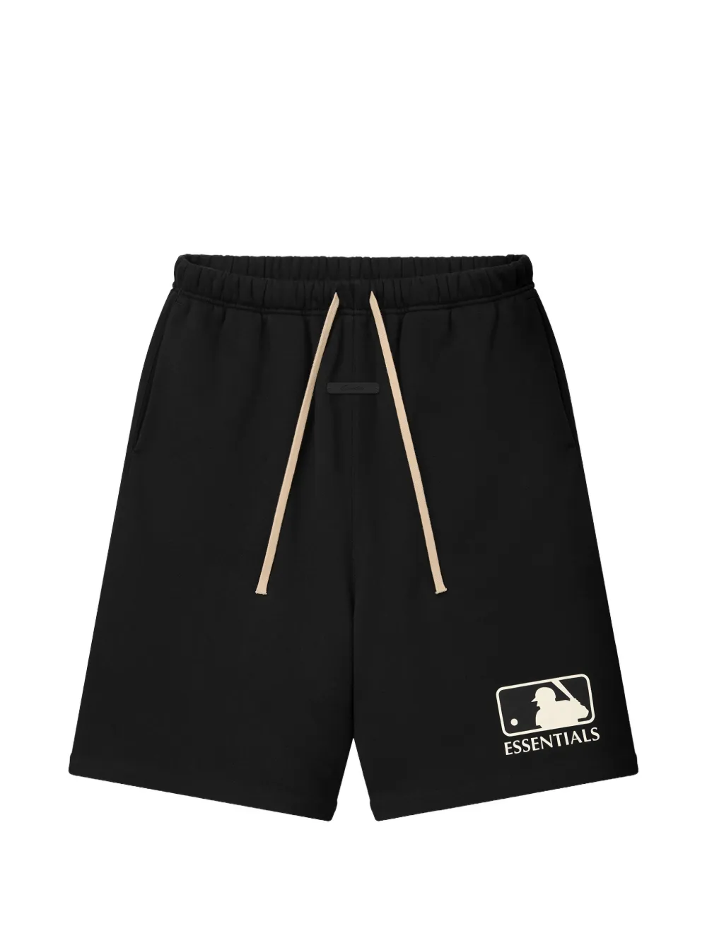 FEAR OF GOD ESSENTIALS MLB logo-print shorts - Nero