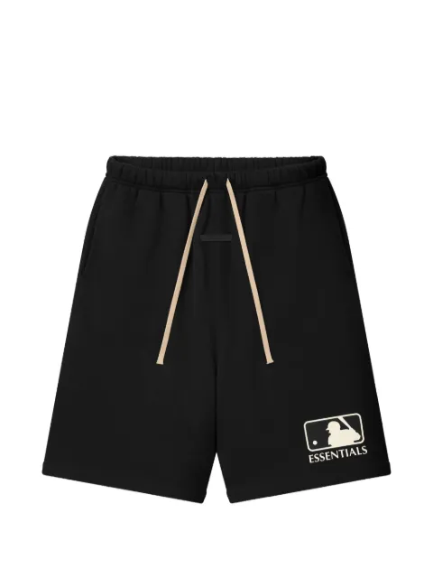 FEAR OF GOD ESSENTIALS MLB logo-print shorts
