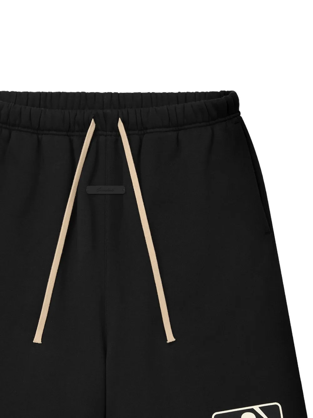 FEAR OF GOD ESSENTIALS MLB shorts met logoprint Zwart