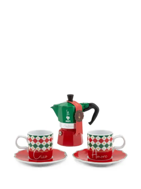 Bialetti La Mokina Tricolore coffee set