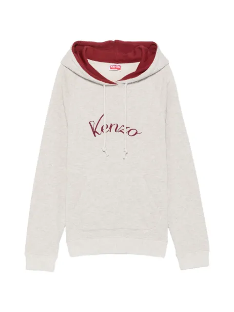 Kenzo 로고 자수 후드 집업