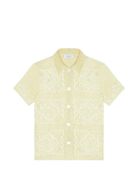 Calle Del Mar camisa manga corta con pañuelo