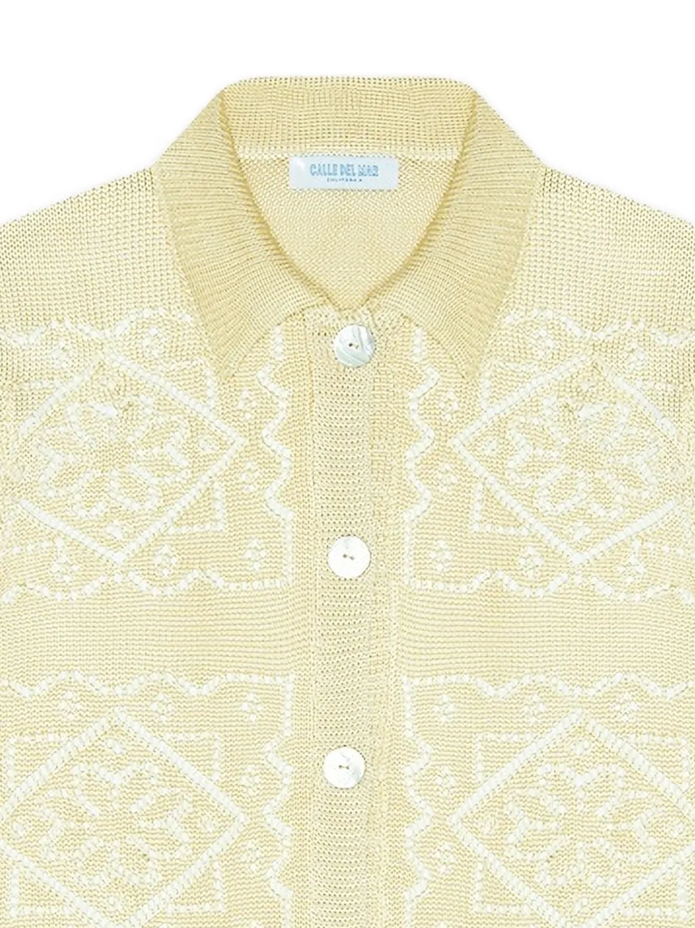 Calle Del Mar Handkerchief Short-sleeve Shirt in Yellow, view 2
