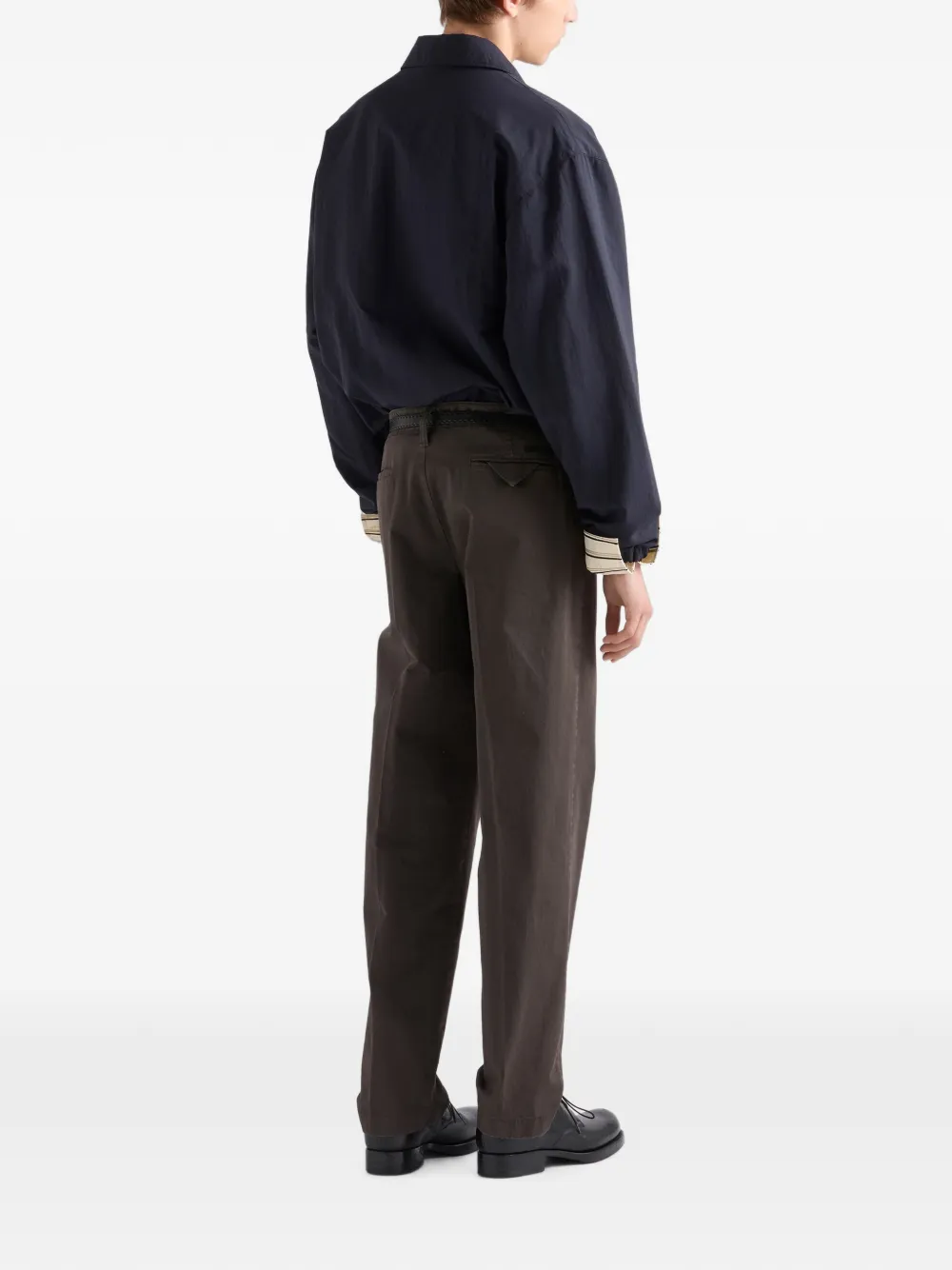 Prada Jack met logoplakkaat Blauw