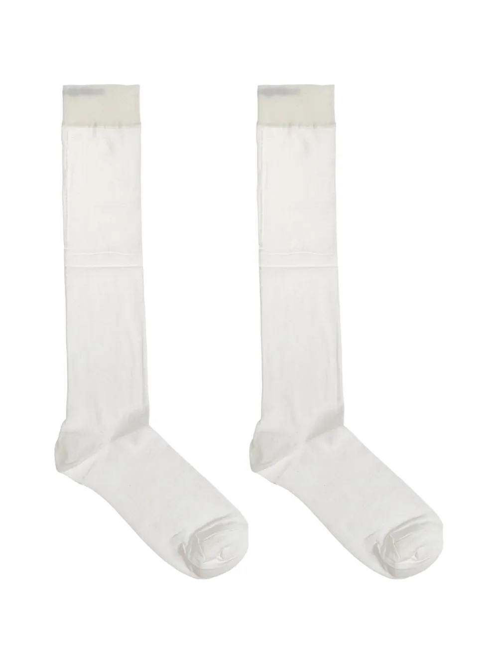 Issey Miyake Transparent Knee-high Socks In Neutrals