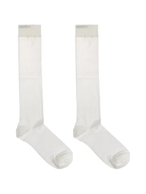 Issey Miyake calcetines altos transparentes