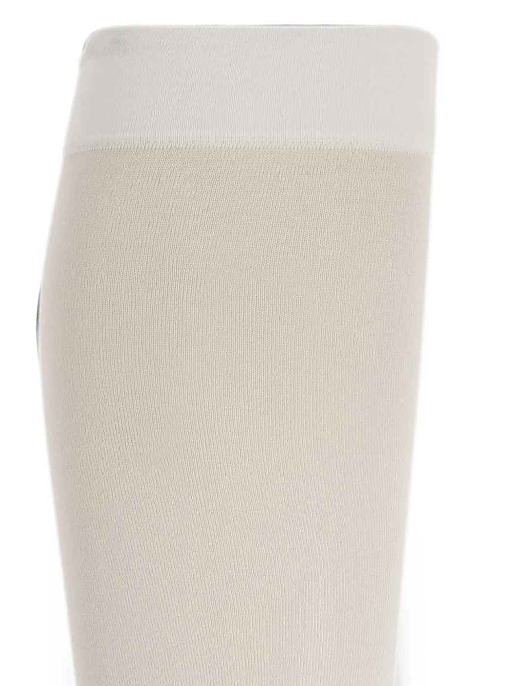 Issey Miyake transparent knee-high socks Beige