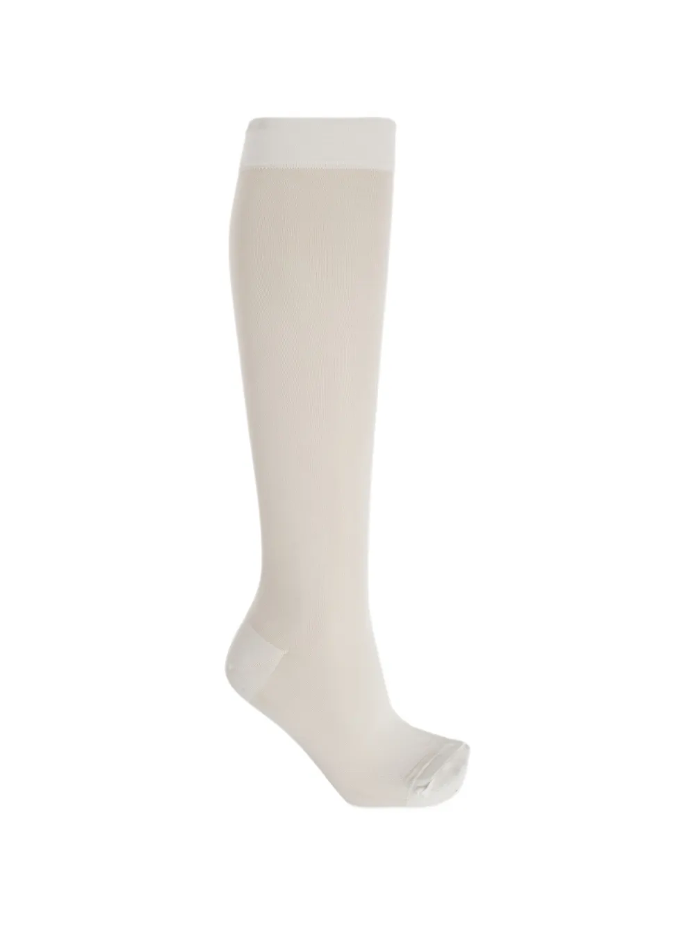 Issey Miyake transparent knee-high socks Beige