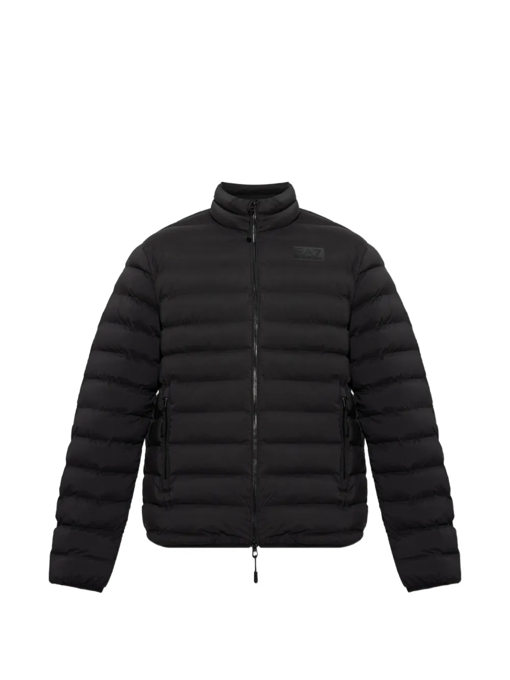 Ea7 Quilted Jacket In 블랙
