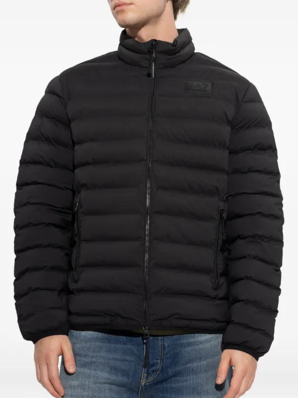 Ea7 Emporio Armani Quilted Jacket | ブラック | FARFETCH JP