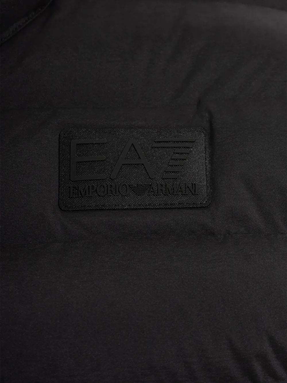 Ea7 Quilted Jacket In 블랙