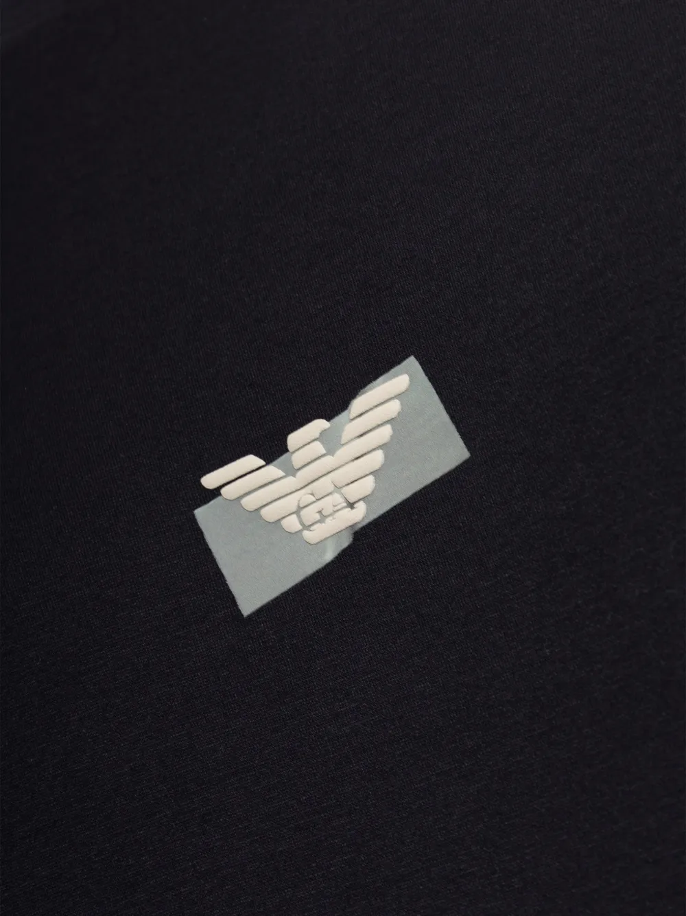 Emporio Armani T-shirt met logoprint Blauw