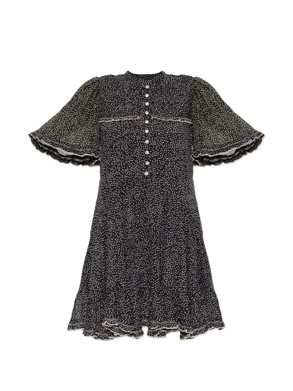 MARANT ÉTOILE Daynia polka-dot mini dress - Black