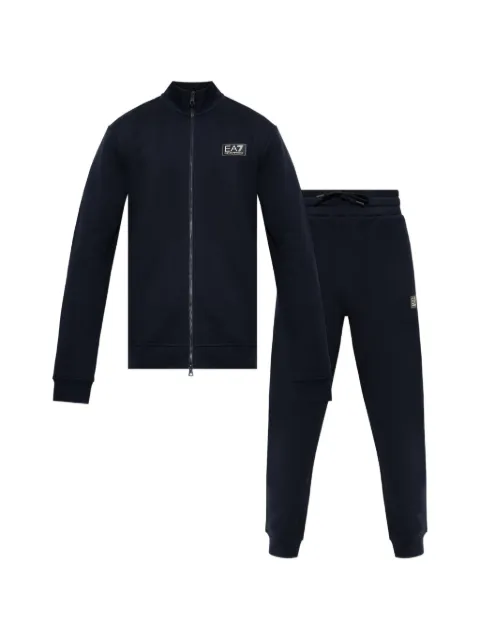 Ea7 Emporio Armani logo-patch tracksuit