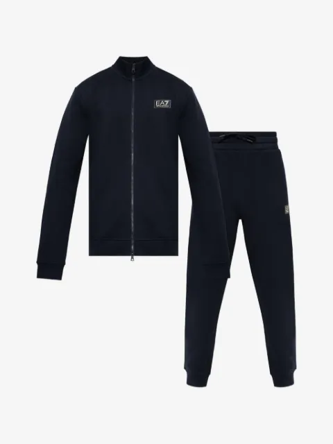 Ea7 Emporio Armani logo-patch tracksuit