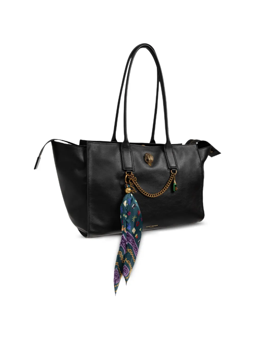 Kurt Geiger London Sloane leren shopper Zwart