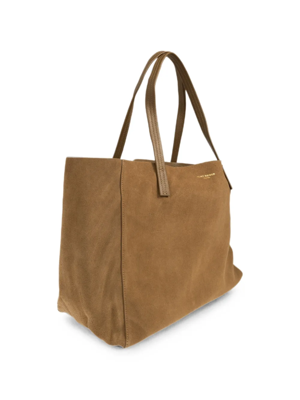 Kurt Geiger London Grote Violet suède shopper Bruin