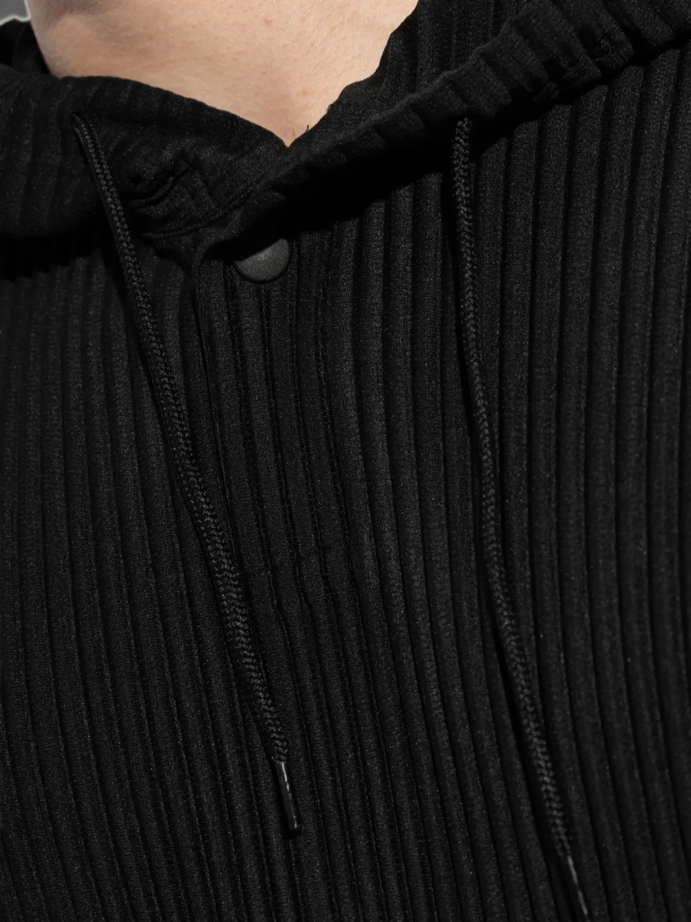 Homme Plissé Issey Miyake Hoodie met korte mouwen Zwart