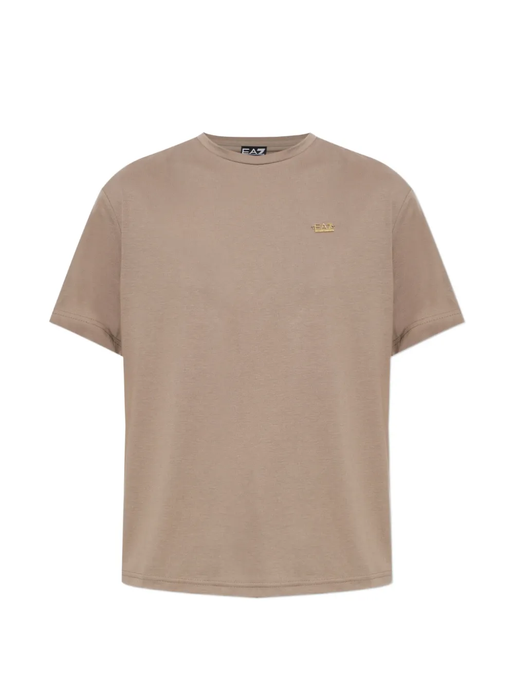 Ea7 Emporio Armani logo-plaque short-sleeve T-shirt - Toni neutri