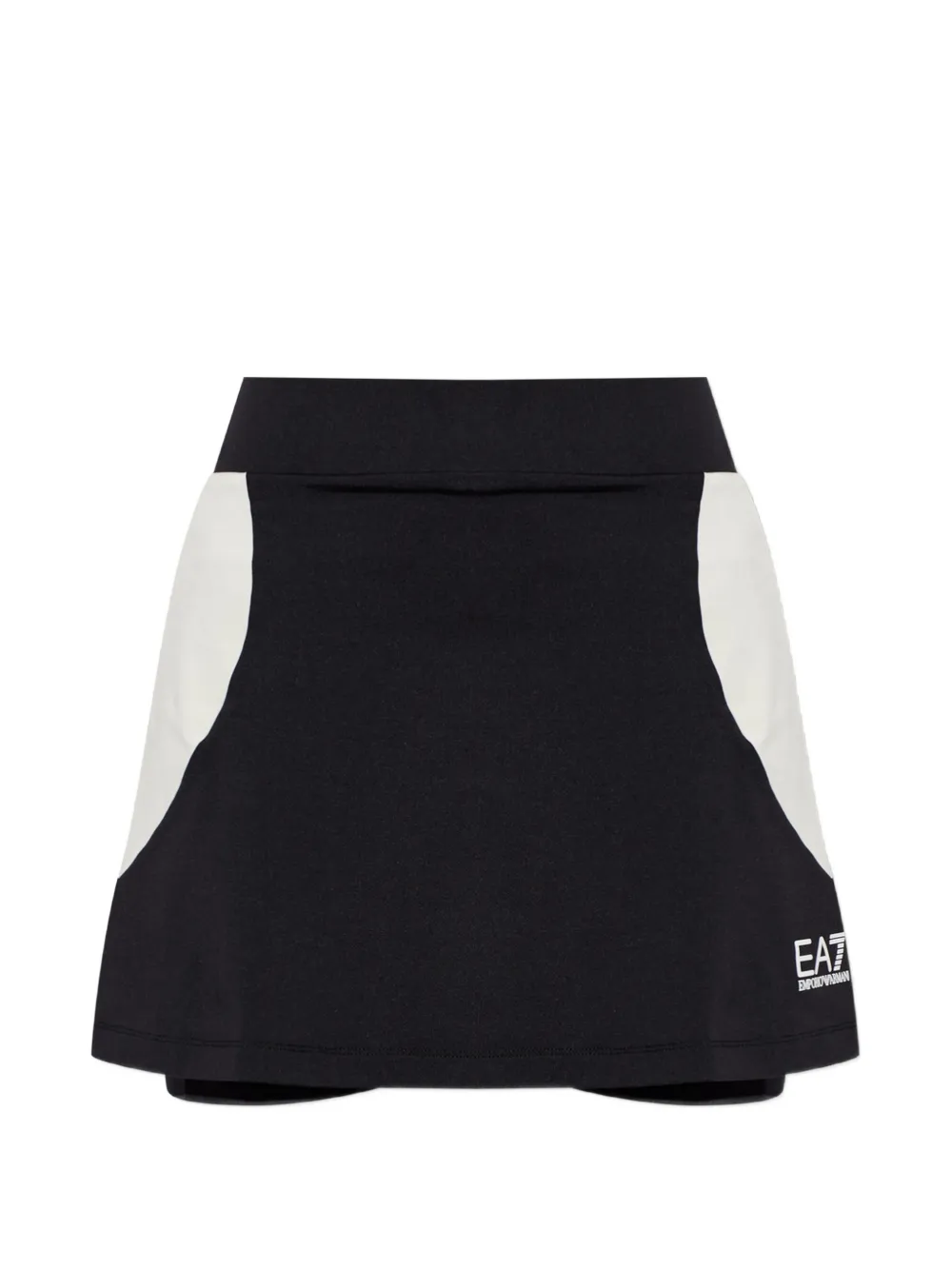 Ea7 Emporio Armani Shorts mit Logo-Print - Schwarz
