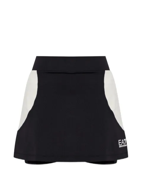Ea7 Emporio Armani logo-print panelled skorts