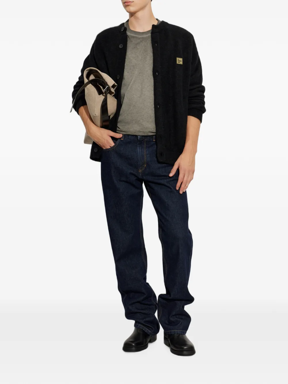 MARANT Lewys jeans met katoenen print Blauw