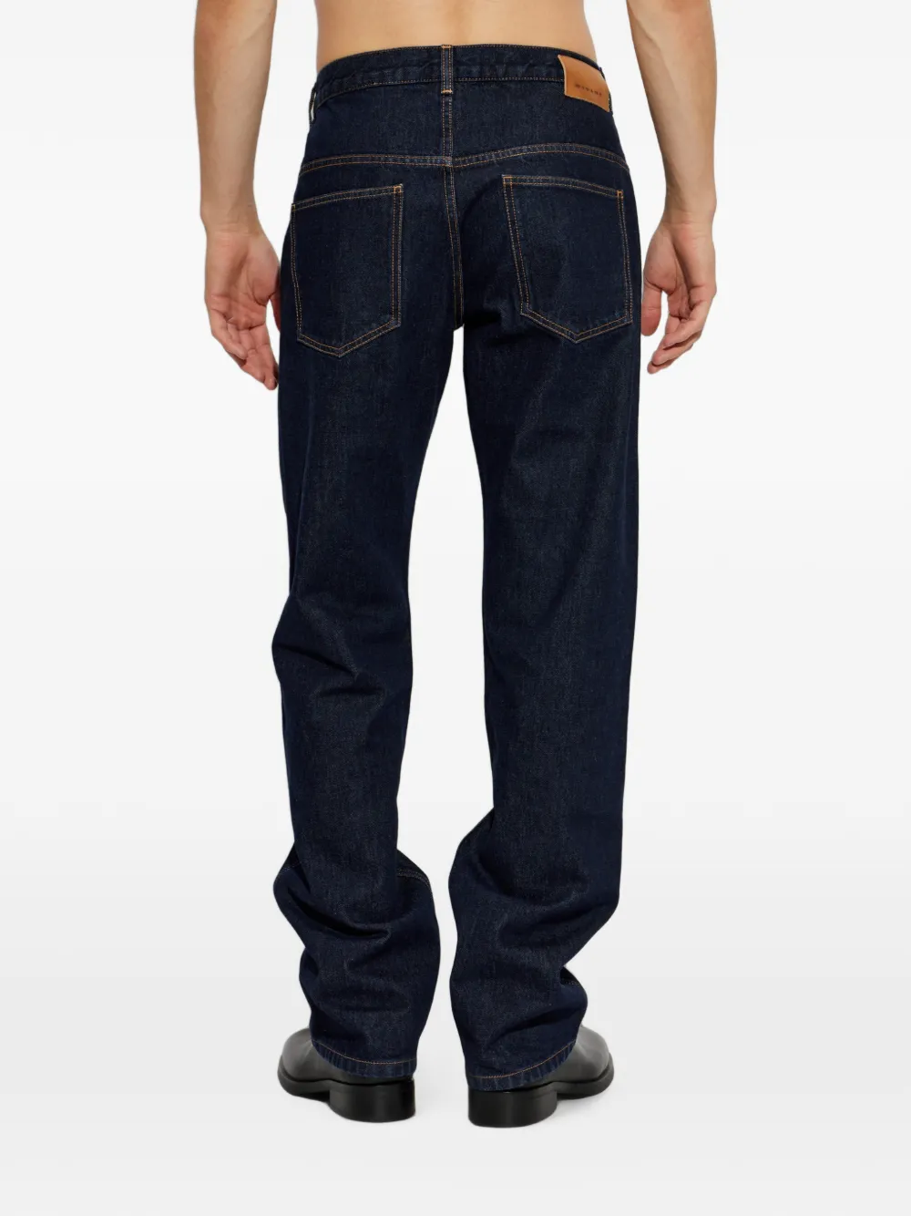 MARANT Lewys jeans met katoenen print Blauw